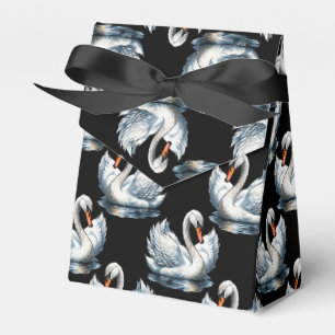 Swan Birds Pattern Design Favor Box