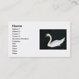 Swan Business Card