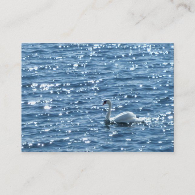 Swan, Cardiff Bay, Cardiff. Business Card (Front)