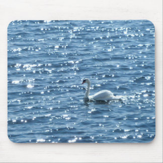 Swan, Cardiff Bay, Cardiff, Wales Mouse Pad