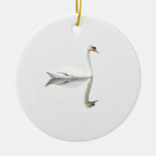 Swan Ceramic Ornament