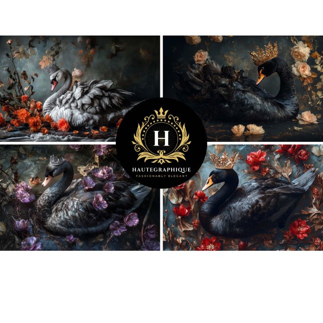 Swan Collage Decoupage Tissue Paper (Creator Uploaded)