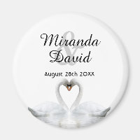 Swan couple names monogram wedding