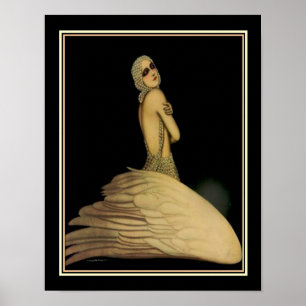"Swan Dancer" Nanni Art Déco Imprimer
