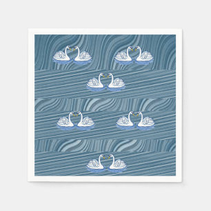 Swan de serviettes en papier