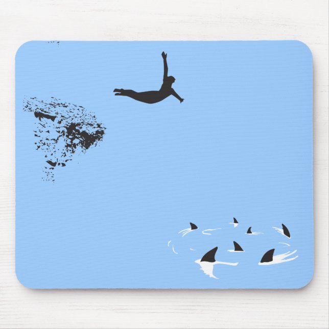 swan dive mouse pad (Front)