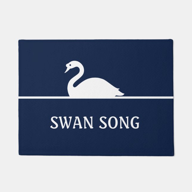Swan Dock Mat (Front)