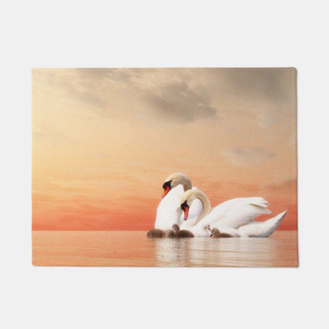 Swan family doormat (Front)