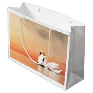 Swan family large gift bag