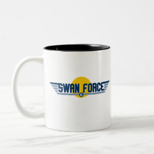 Swan Force Two-Tone Coffee Mug