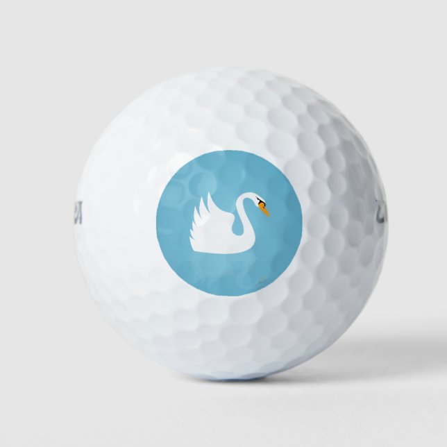 Swan Golf Balls (Front)