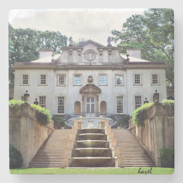 Swan House Atlanta, Swan House Stone Coaster (Front)