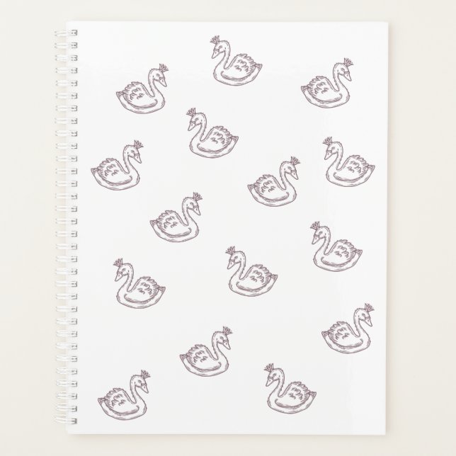 Swan in crown planner (Front)