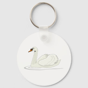 Swan Keychain