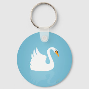 Swan Keychain