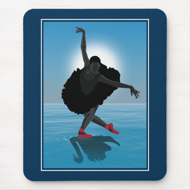 Swan Lake Ballerina Mouse Pad (Front)