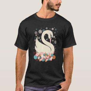 Swan Lake Ballet 12 Days Christmas Winter Clothes T-Shirt