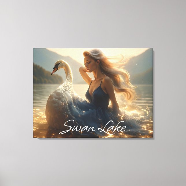 SWAN LAKE - BALLET & DANCE -  CANVAS PRINT (Front)