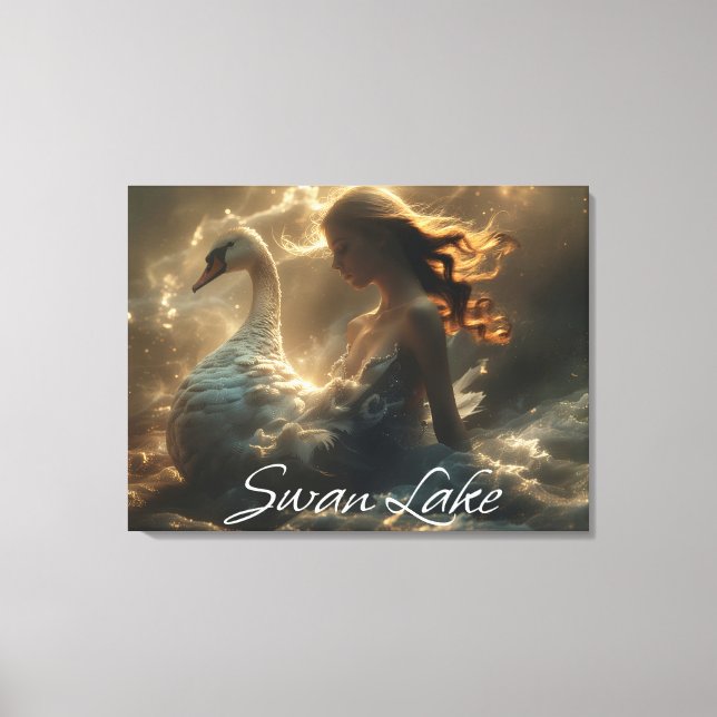 SWAN LAKE - BALLET & DANCE - CANVAS PRINT (Front)