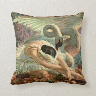 Swan Lake Ballet Throw Pillow