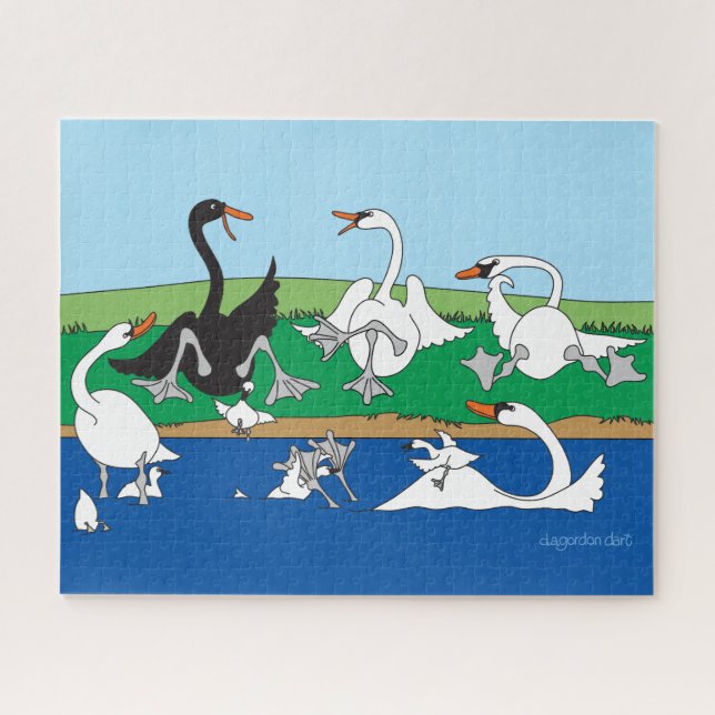 Swan Lake Jigsaw Puzzle (Horizontal)