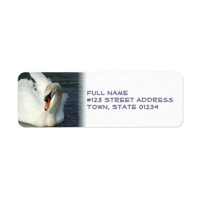 Swan Lake Return Address Label (Front)