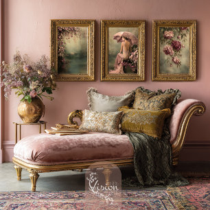 Swan Lake Romance, Portrait, Bird & Floral