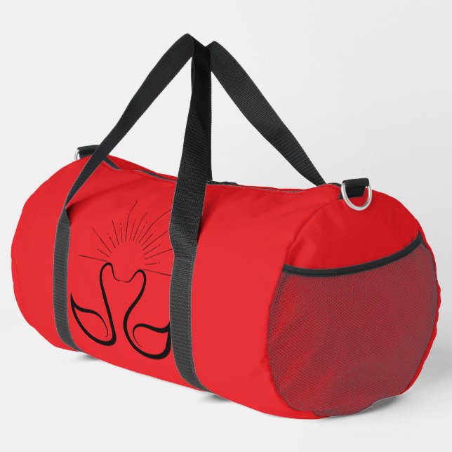 Swan Large Duffle Bag (Right Corner)