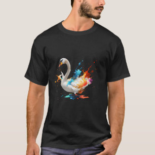 Swan Libra Zodiac Horoscope October Spirit Animal T-Shirt
