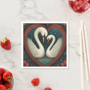 Swan Love 1 Napkin