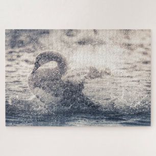 Swan Nature Photo Jigsaw Puzzle