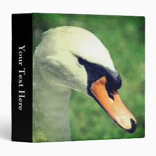 Swan Personalized  Binder