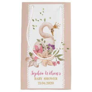 Swan Princess Birthday/ Baby Shower Small Gift Bag
