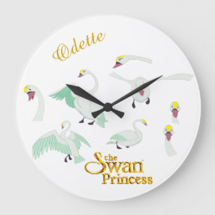 Swan Princess Odette Wall Clock