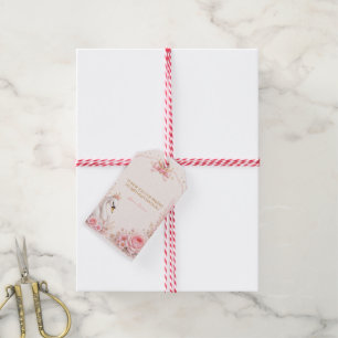 Swan Princess Pink Fairy Tale Birthday Party Gift Tags