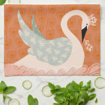 Swan Queen Kitchen Towel