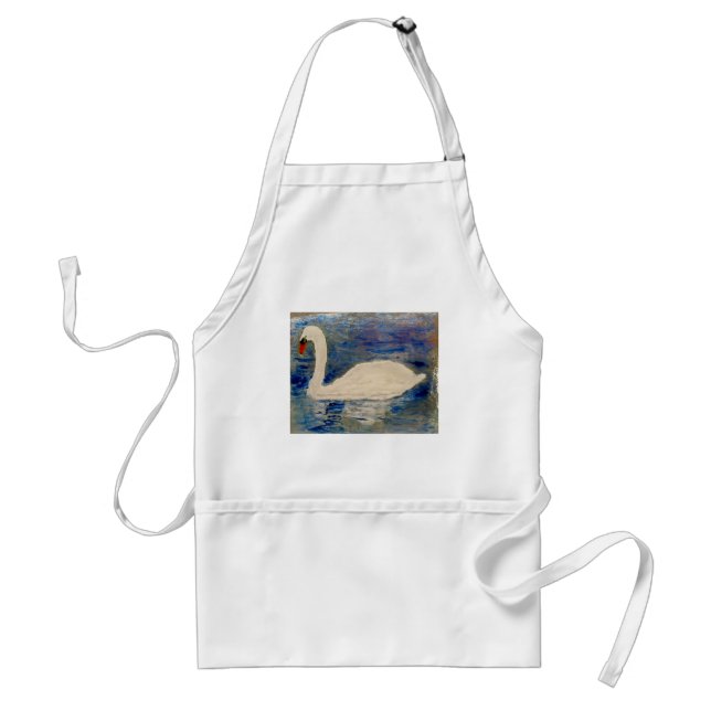 Swan River Bird Reflections Standard Apron (Front)