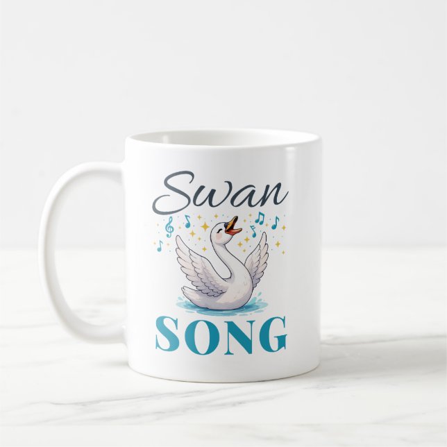 Swan Song Coffee Mug (Left)
