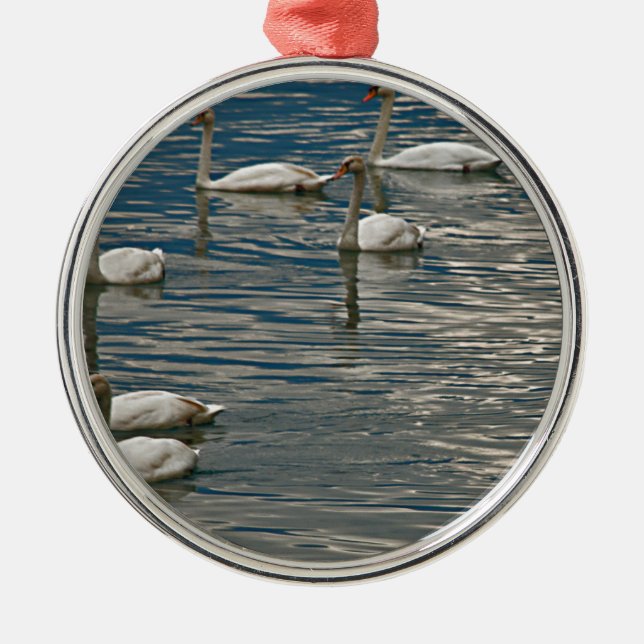 Swan Song Metal Ornament (Front)
