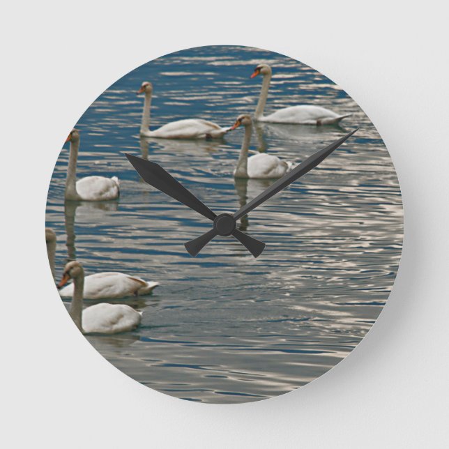 Swan Song Round Clock (Front)
