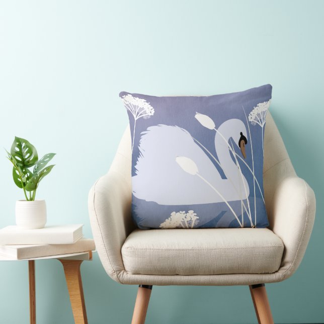 Swan Song Throw Cushion (Chair)