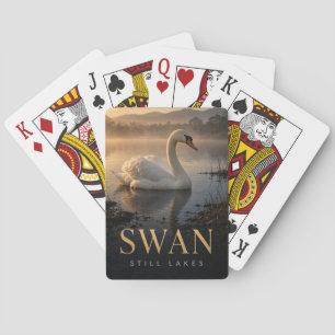 Swan Still Lakes Wildlife ANIMAL Playing Cards