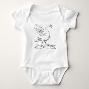 Swan Symbol of Love and Fidelity Fine Art Baby Bodysuit