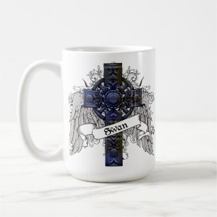 Swan Tartan Cross Coffee Mug
