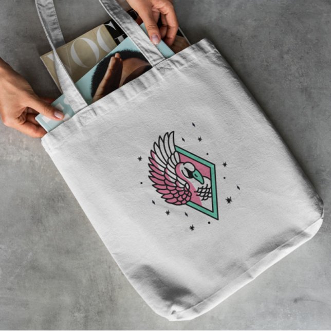Swan Tattoo Tote Bag   (Creator Uploaded)
