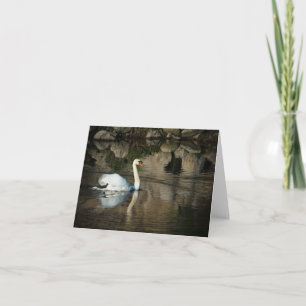Swan Thank You Card