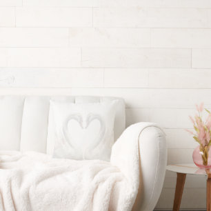 Swan Throw Pillow