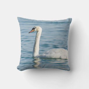 Swan Throw Pillow