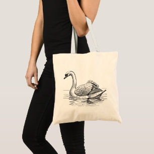 Swan Tote Bag