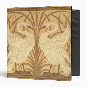 Swan wallpaper design binder